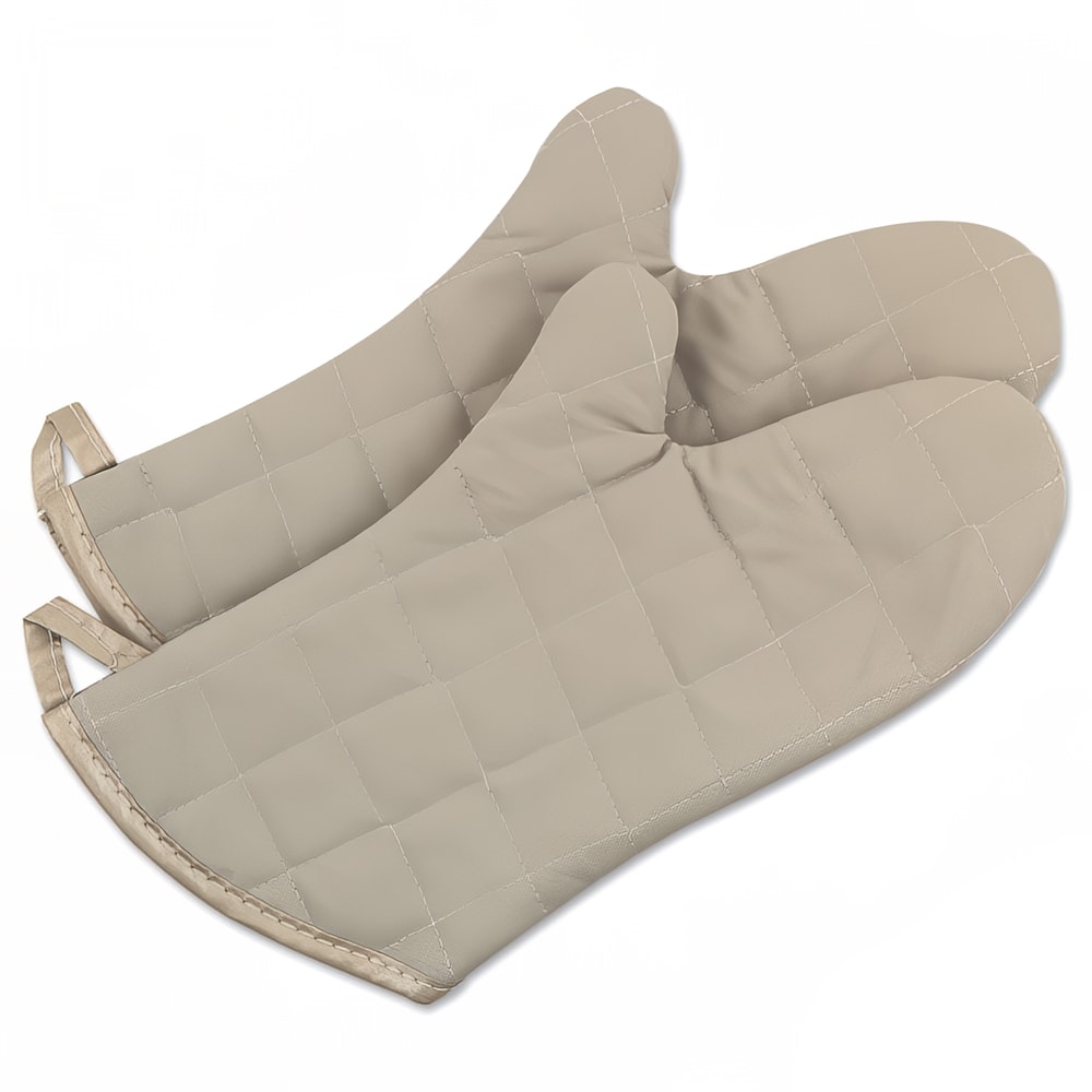 158-POM17 17" Conventional Grill/Oven Mitt - Cotton, Canvas