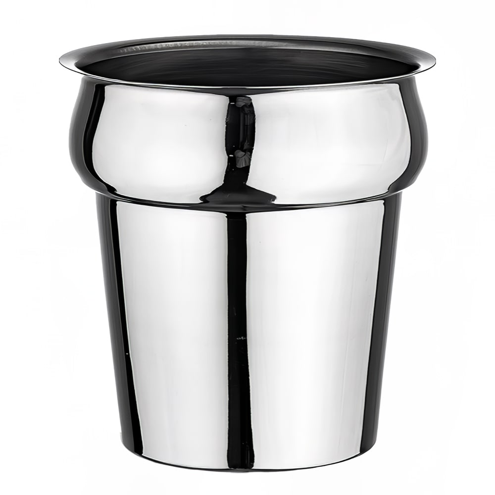 158-VI0612 4 1/8 qt Vegetable Inset w/ Satin Finish Interior & Mirror Polished Exterior