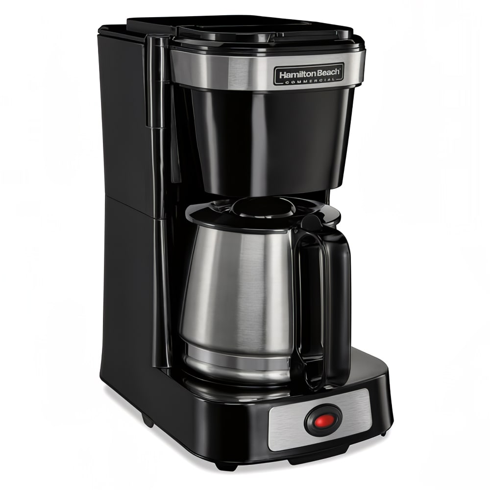 041-HDC500DS 4 Cup Low Volume Decanter Coffee Maker - Pourover, Black, 120v
