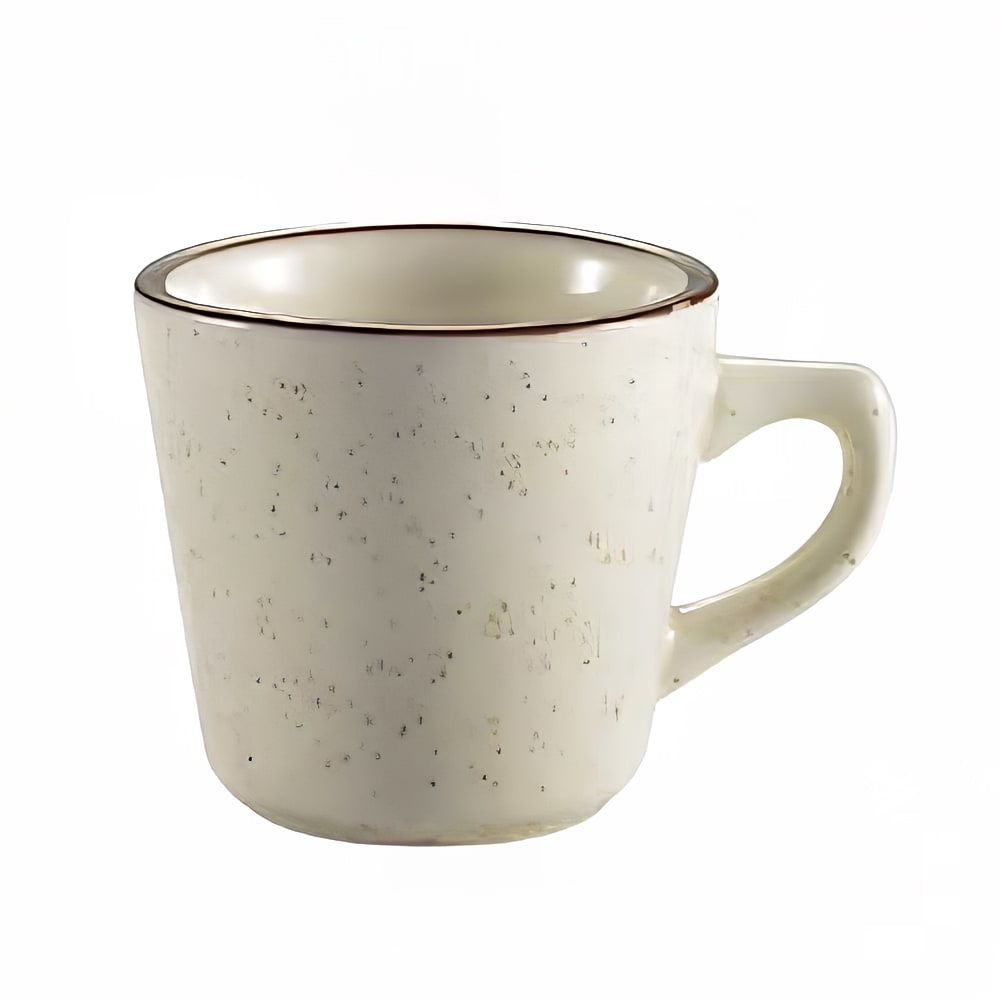 CAC AZ-1 Arizona Coffee Cup - Speckled, (1) Brown Band