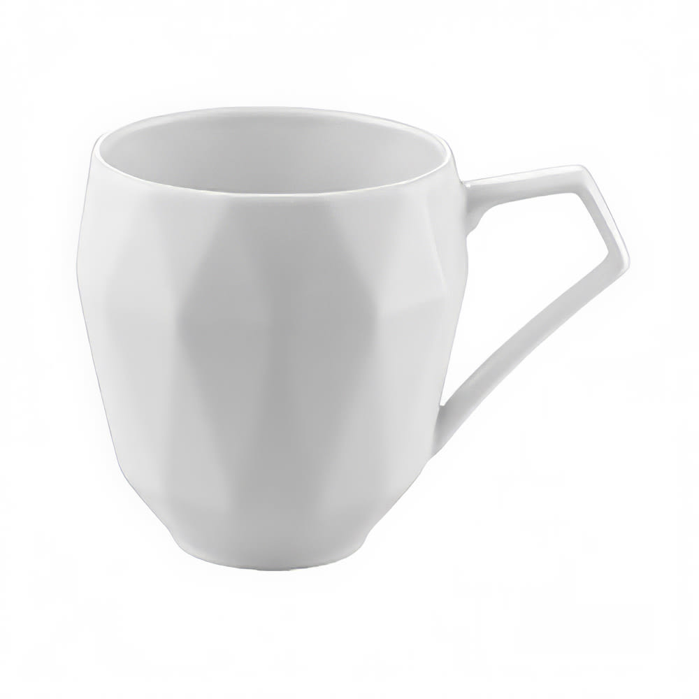 130-ART17 13 oz Art Deco Mug - Porcelain, Bone White