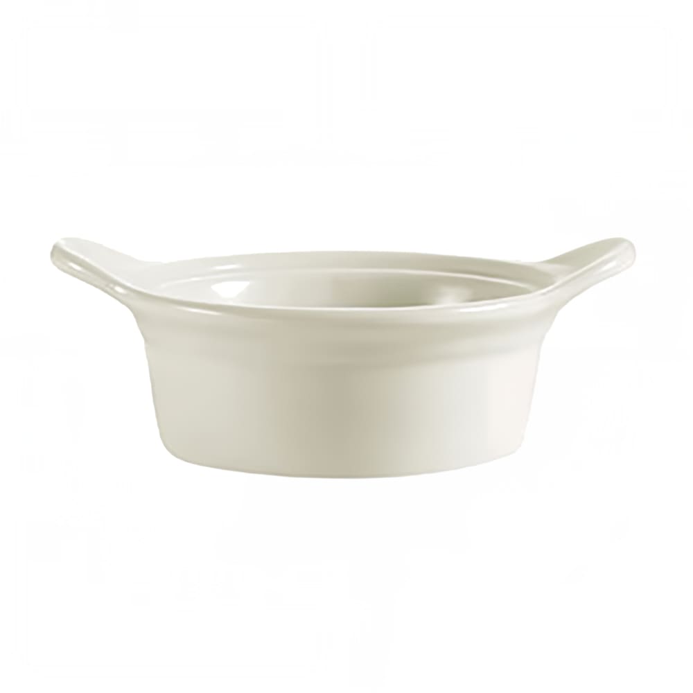 130-CAS22 15 oz. Oval, Porcelain Baking Dish, White