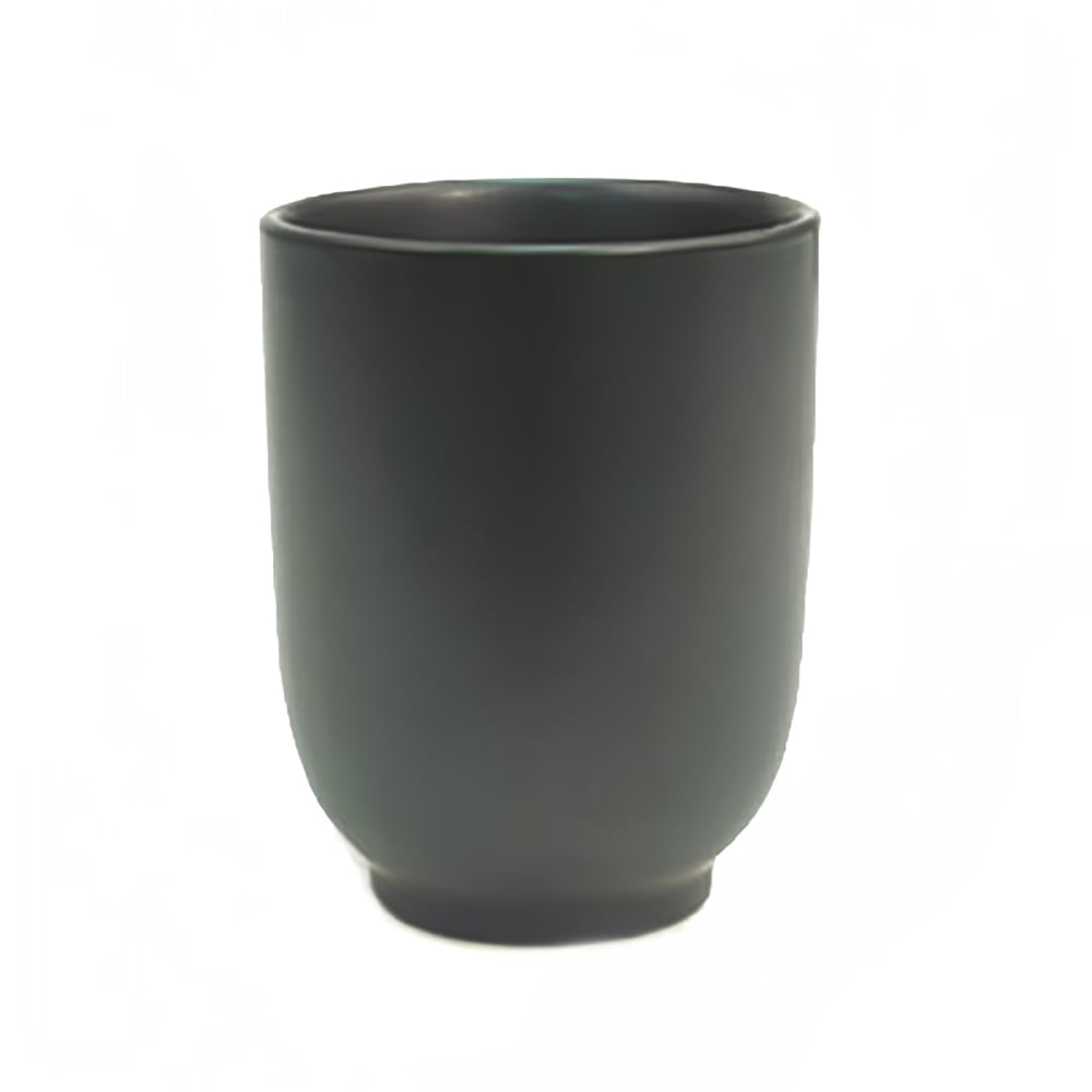 CAC 666-1-BLK 8 oz Japanese Style Cup - Ceramic, Black