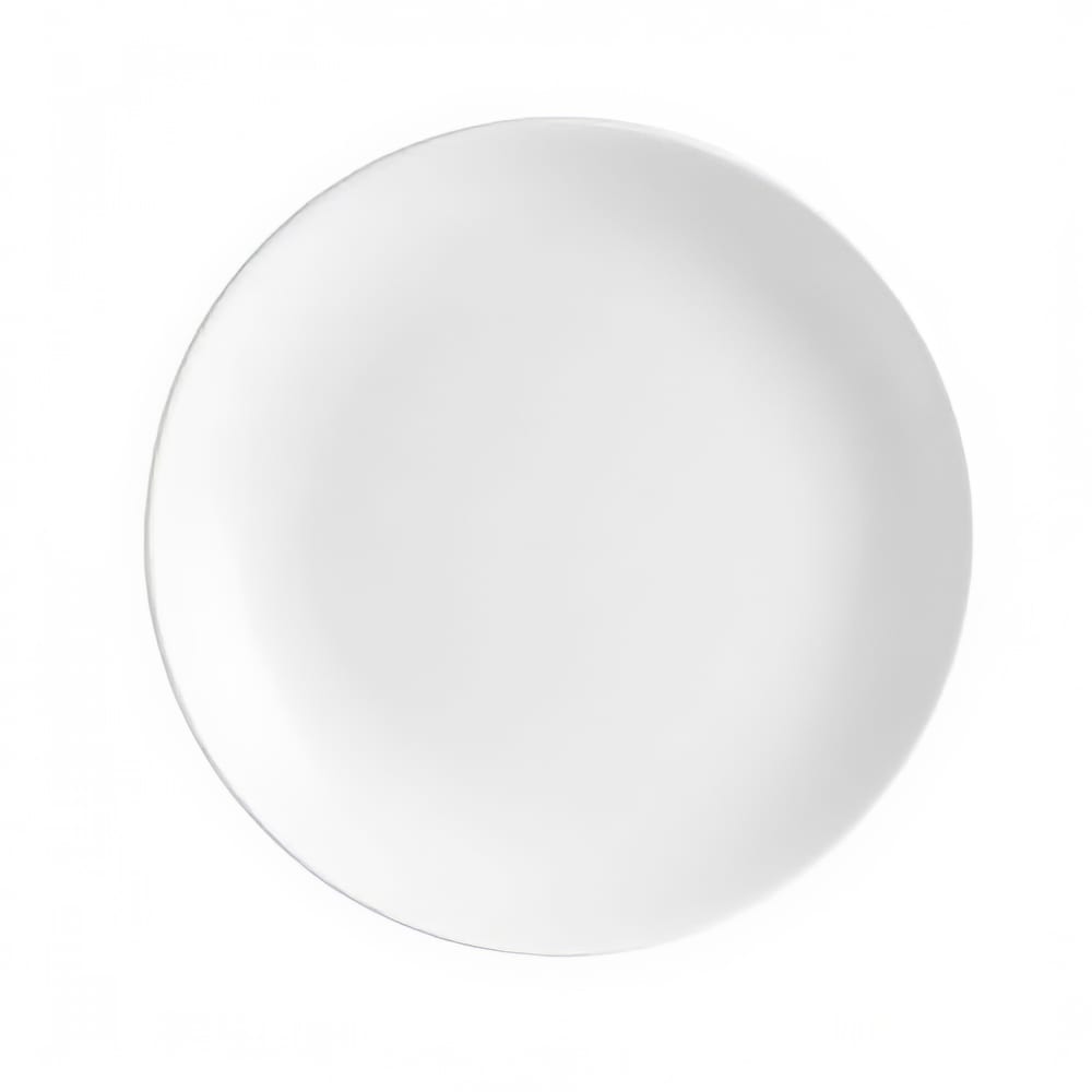 CAC COP-16 10" Coupe Dinner Plate - Porcelain, Super White