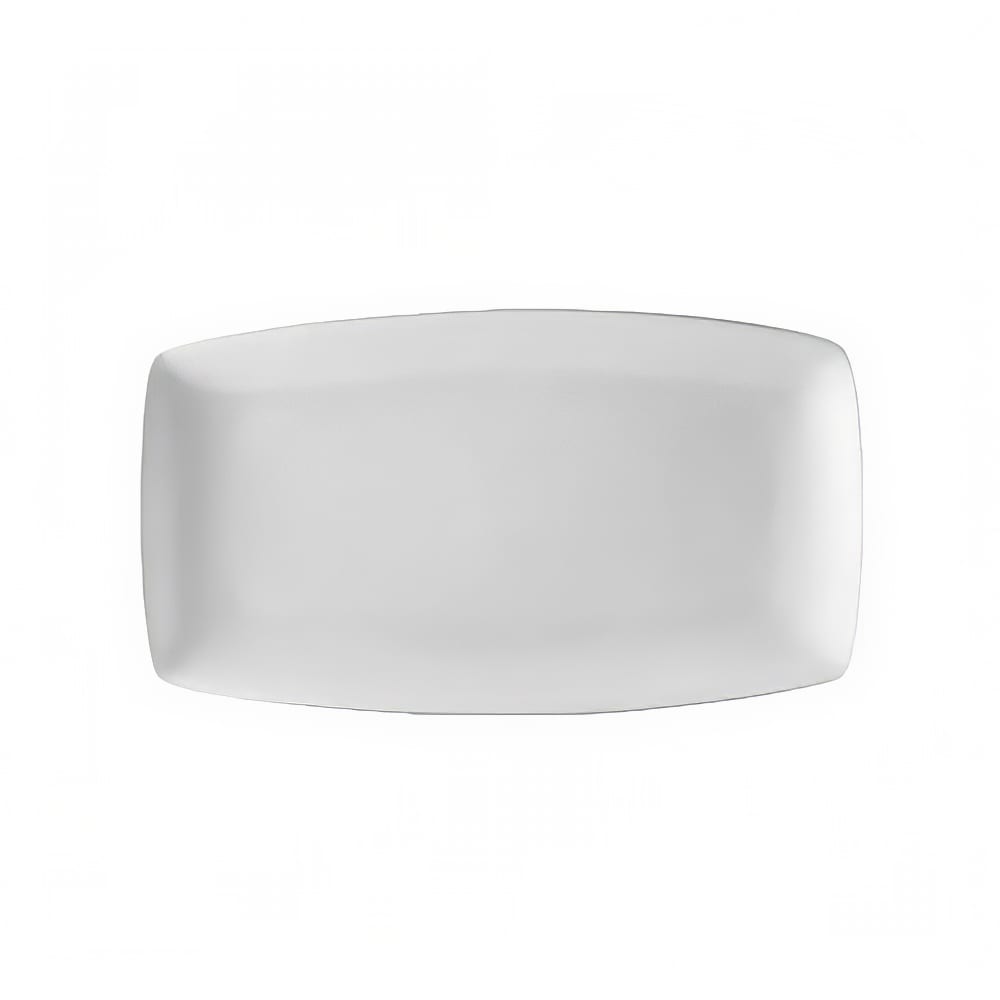 CAC COP-313 Rectangular Platter - 12" x 6 5/8", Porcelain, New Bone White