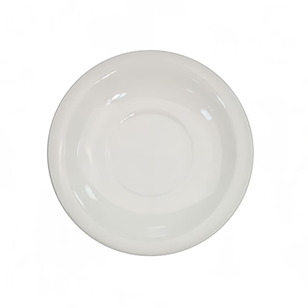 130-NRC2 5 1/2" Round NRC Coffee Cup Saucer - Stoneware, American White
