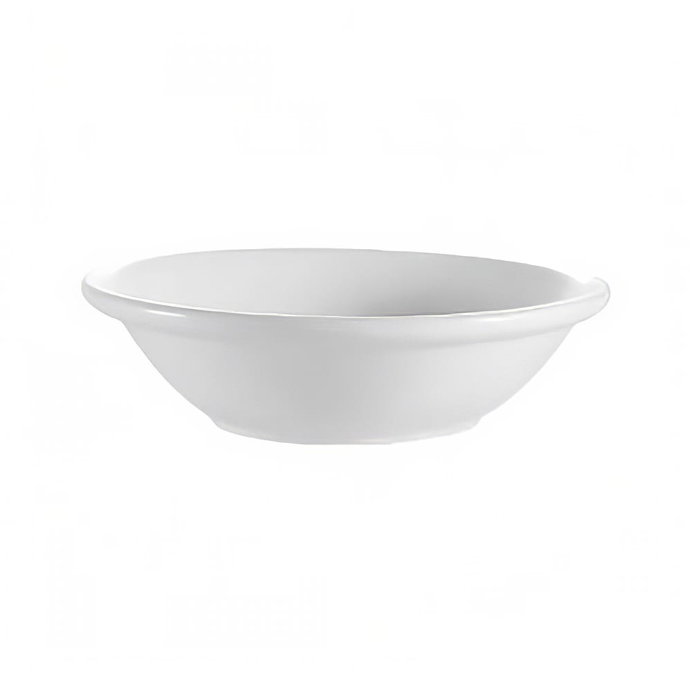 CAC RCN-11 Super White Rolled Edge Fruit Dish, Clinton, Round