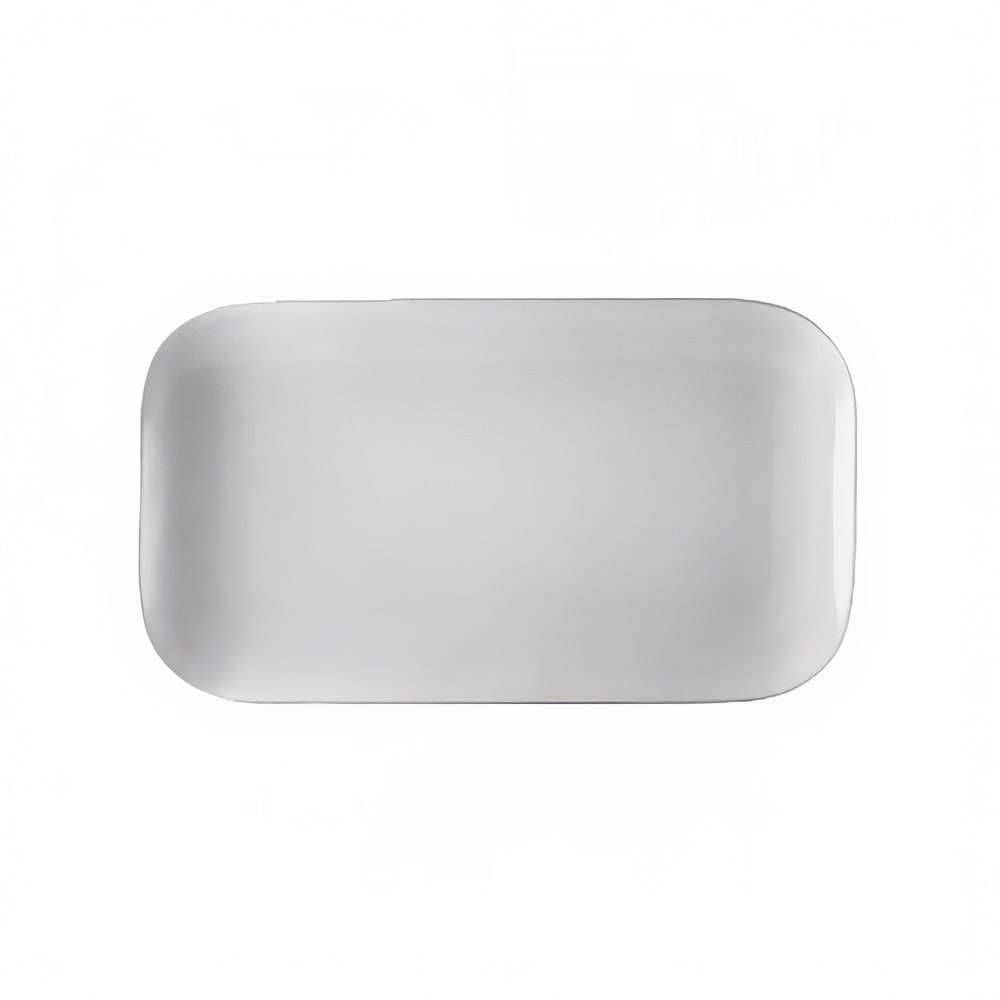 130-OXFC13 Rectangular Oxford Platter - 11 3/4" x 6 5/8", Porcelain, Bone White