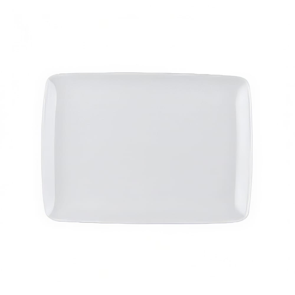 CAC OXF-W13 Rectangular Oxford Platter - 11 5/8" x 8 1/4", Porcelain, Super White