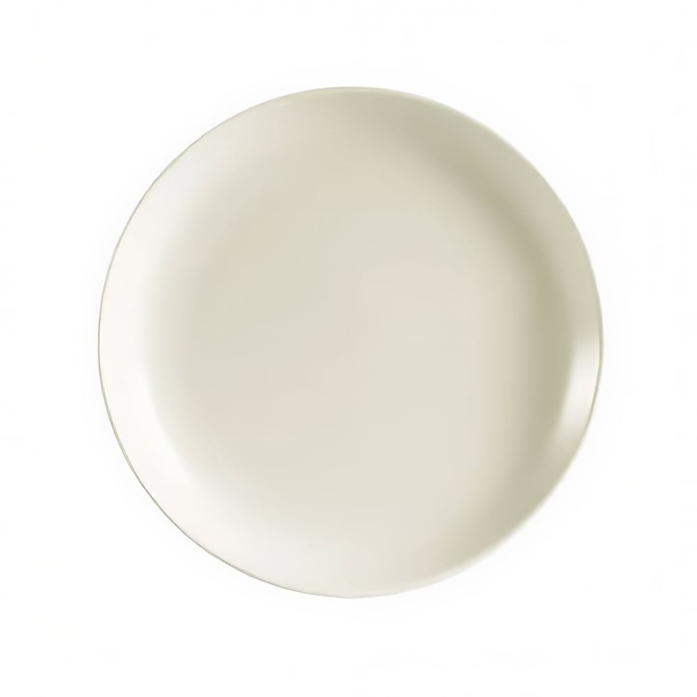 CAC REC-16C American White Coupe/Sheer Dinner Plate, REC, Round