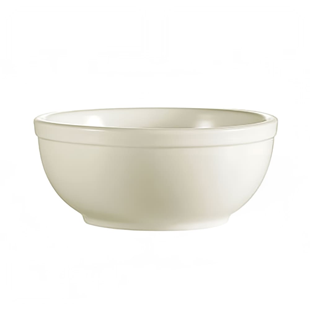 CAC REC-18 15 oz REC Nappie Bowl - Ceramic, American White