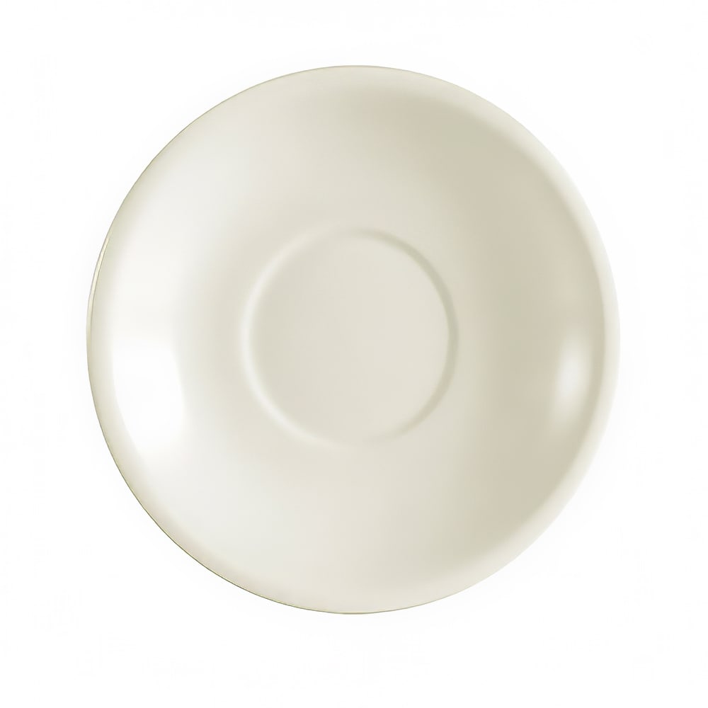 130-REC2 6" Round REC Coffee Cup Saucer - Stoneware, American White
