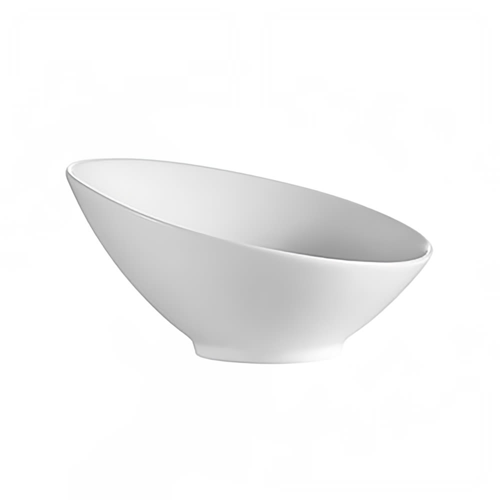 130-SHER15 12 oz Round Sheer Salad Bowl - Porcelain, Bone White