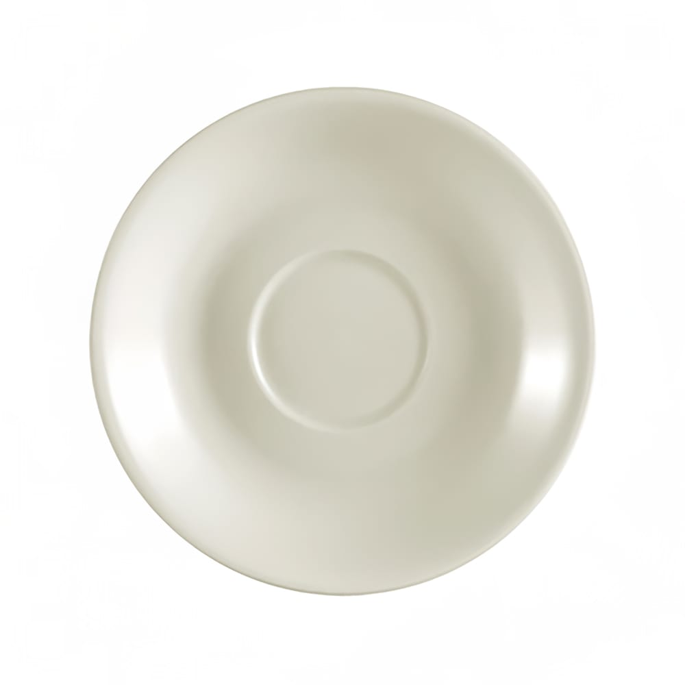 CAC REC-36 American White Rolled Edge Saucer, REC, Round