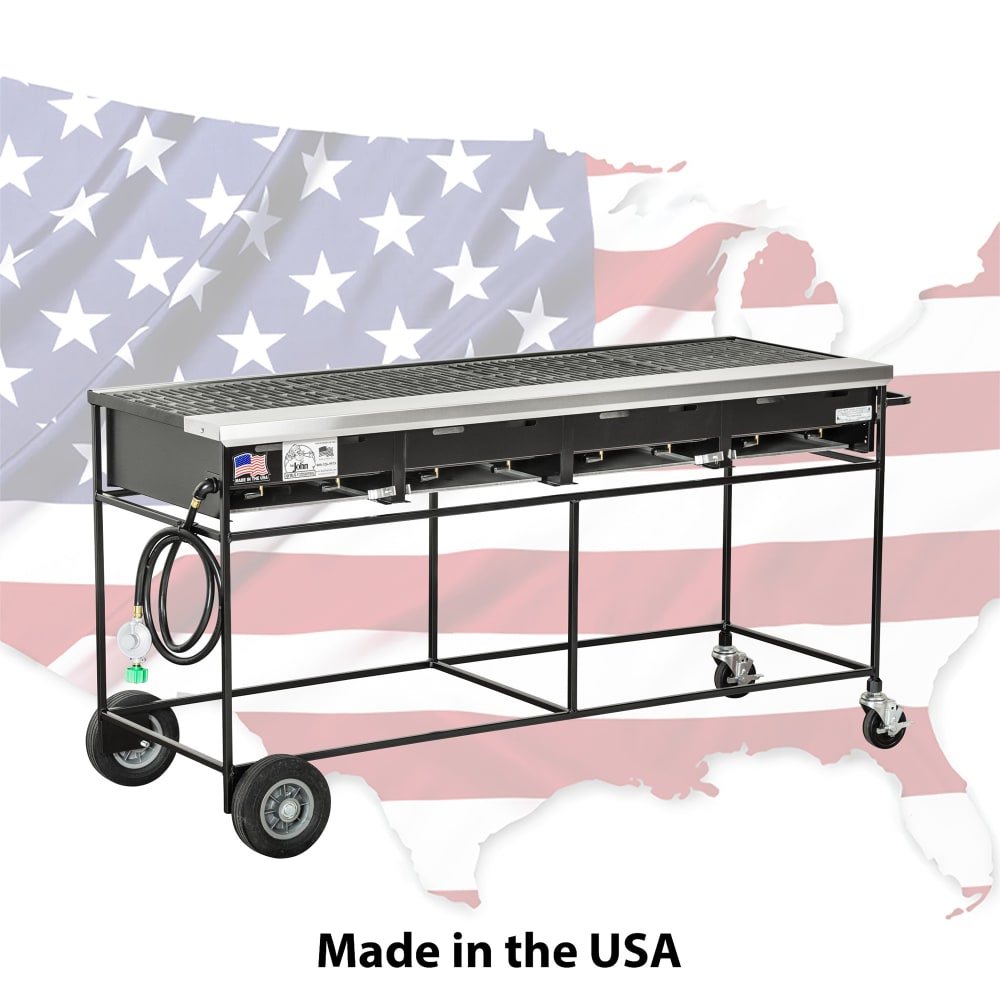629-A4CCLPCI 8-Burner Gas Grill w/ Cast Iron Grates