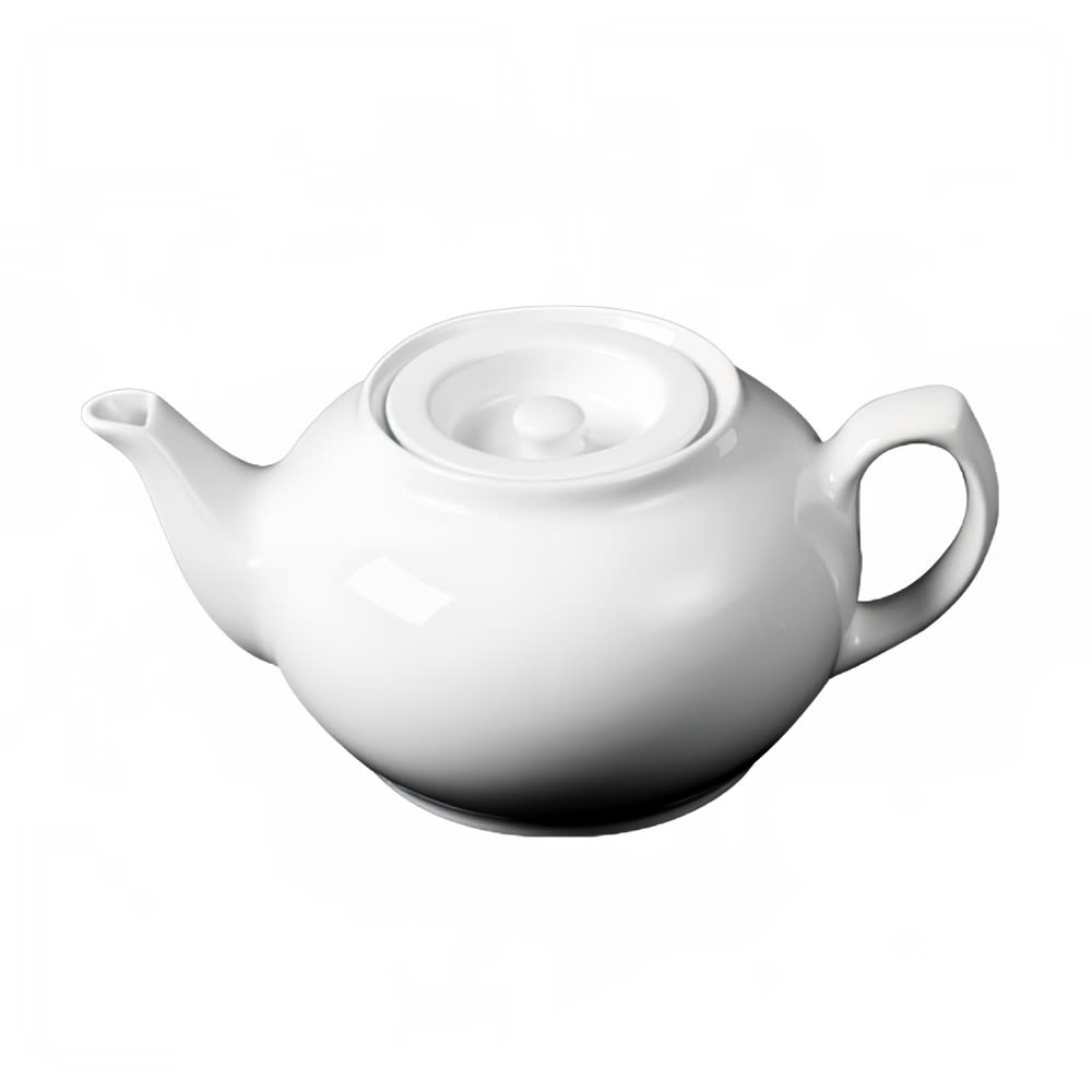 057-21016PL 32 oz Imperial Tea Pot - Ceramic, White