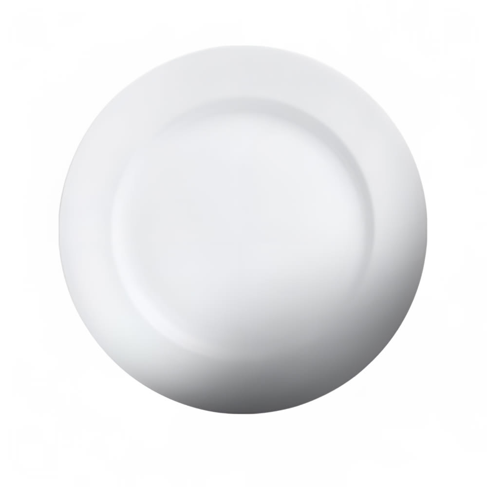 057-21071 7 1/4" Round Imperial Medium Rim Plate - Ceramic, White
