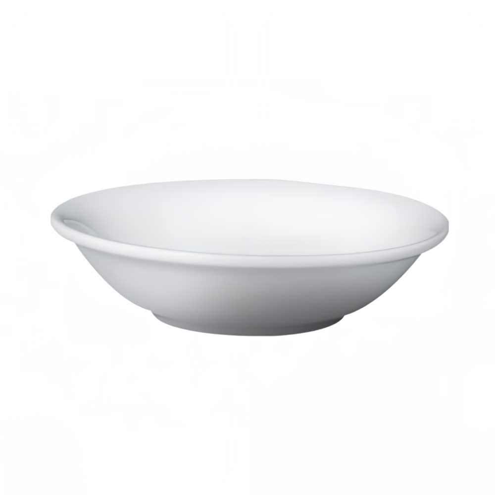 057-21042A 4 1/2 oz Imperial Sauce Dish - Ceramic, White