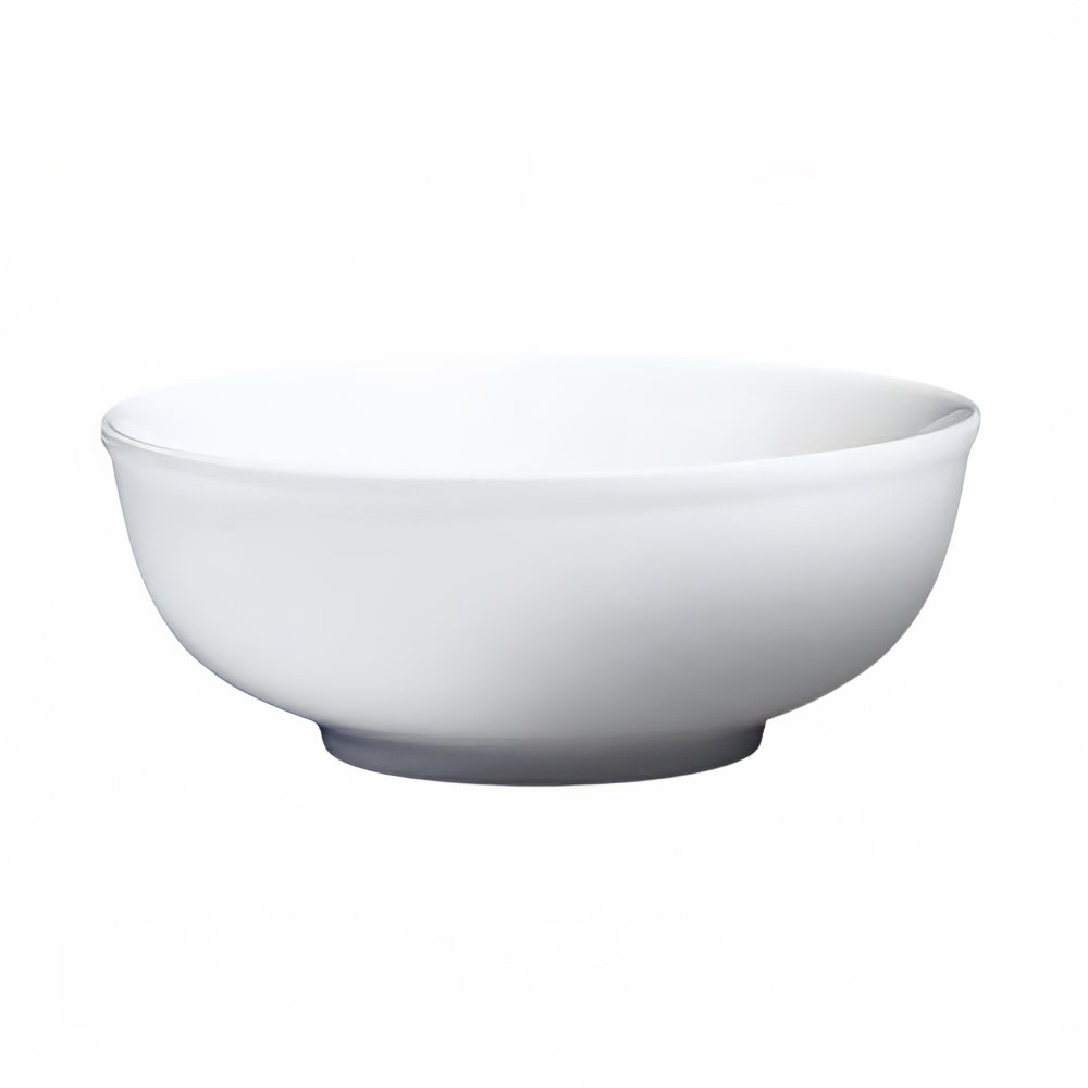 057-21074 38 oz Round Imperial Soup/Noodle/Salad Bowl - Ceramic, White