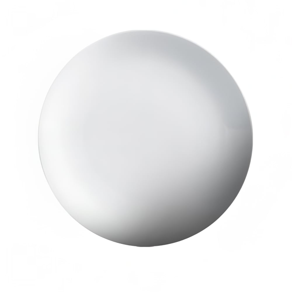 057-21061N 6" Round Imperial Coupe Plate - Ceramic, White