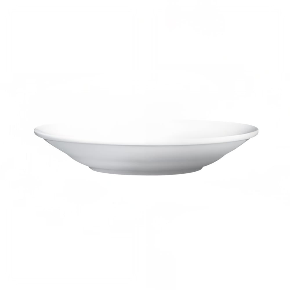 057-21092 8 oz Round Imperial Coupe Plate - Ceramic, White