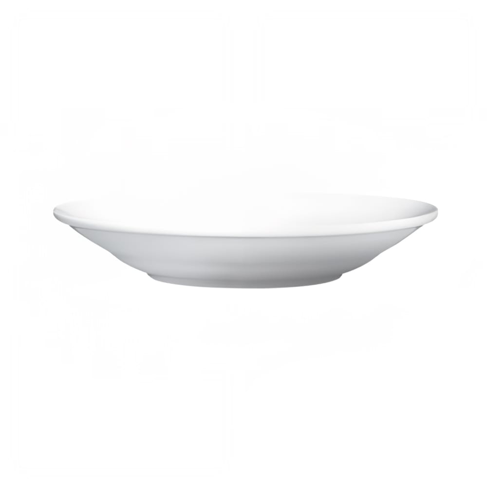 057-21082 6 oz Round Imperial Rim Soup Plate - Ceramic, White