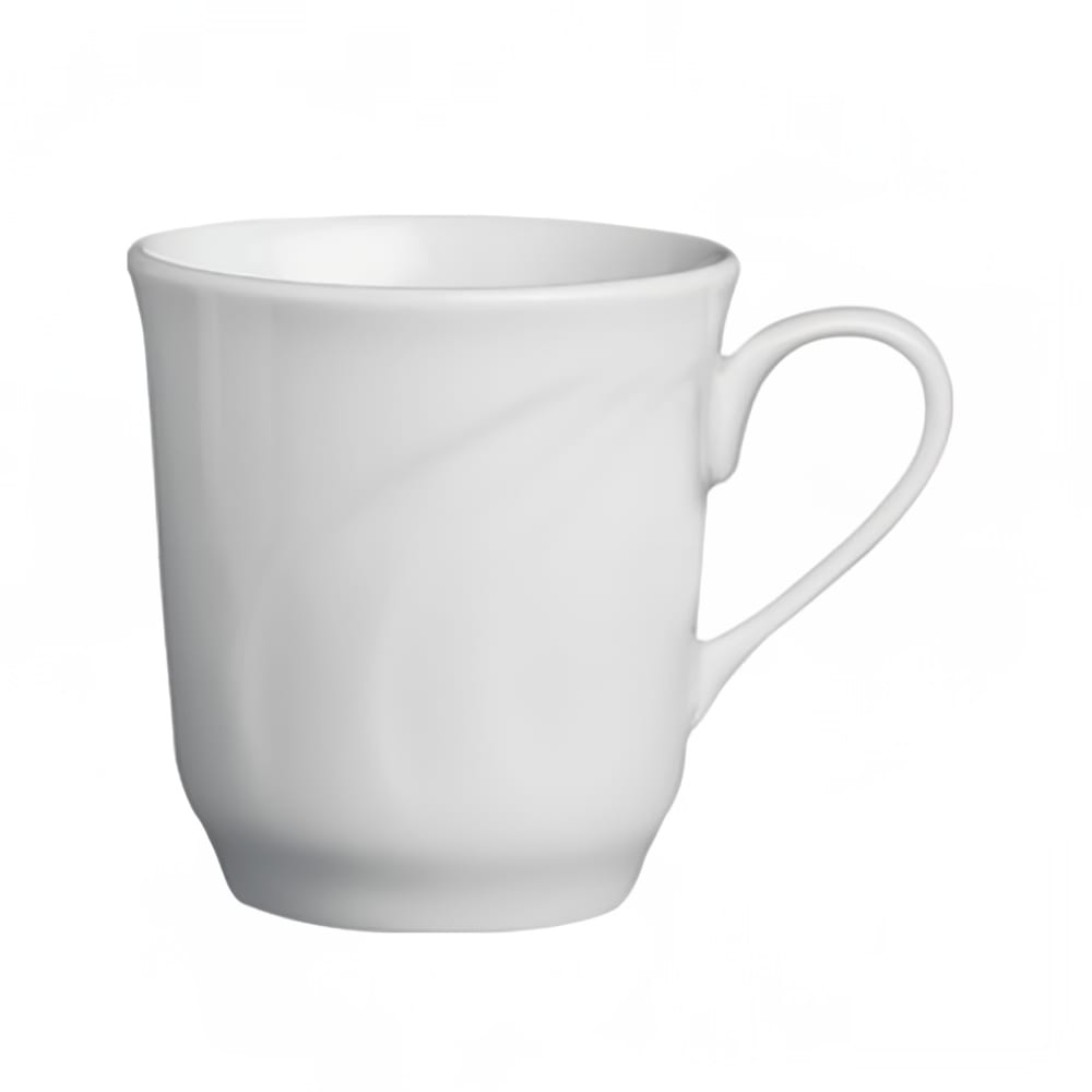057-30170C 9 oz Bostonian Tall Cup - Ceramic, White
