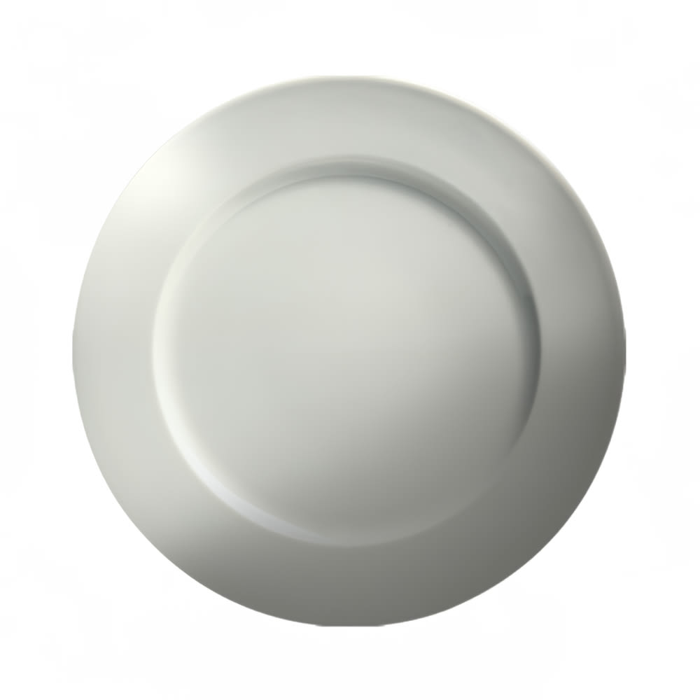 057-61091B 9 7/8" Round Dynasty Rim Plate - Ceramic, White