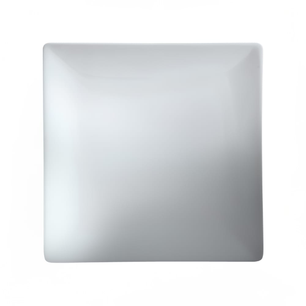 057-71091N 9" Square Coupe Plate - Ceramic, White