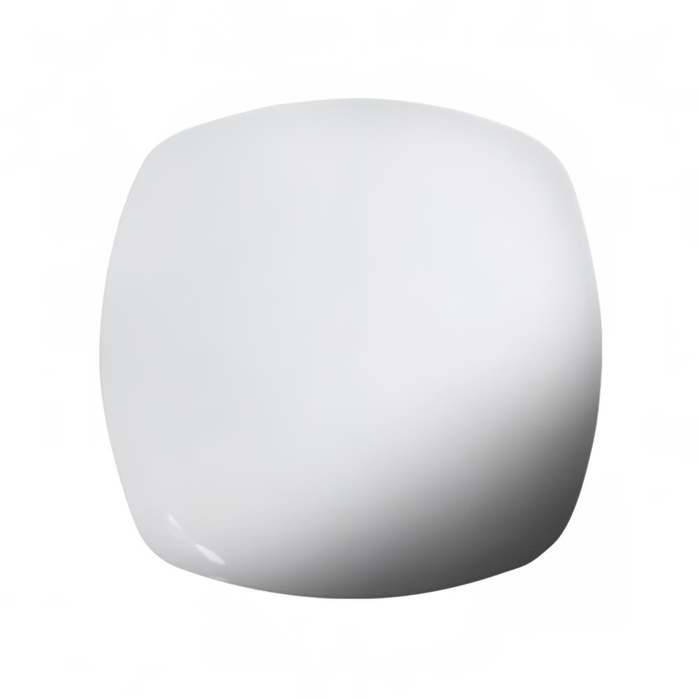 057-71291N 9" Square Coupe Plate - Ceramic, White