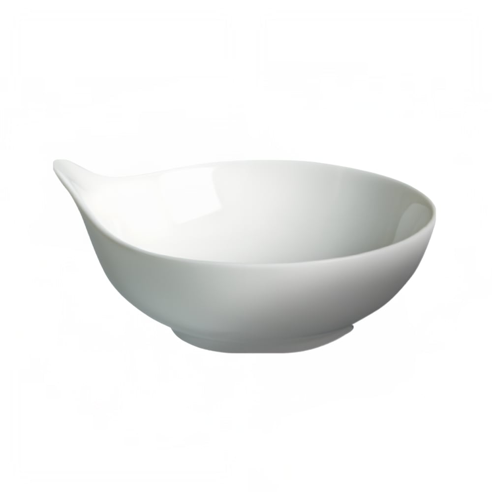 057-71059 6 oz Fusion Sauce Bowl - Ceramic, White