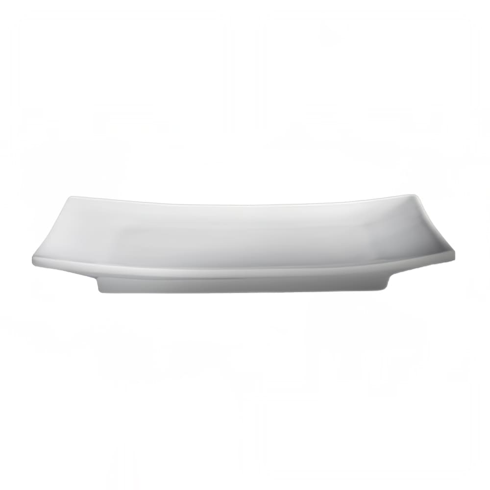057-71093 9-3/4" x 6-3/4" Rectangular Platter - Ceramic, White