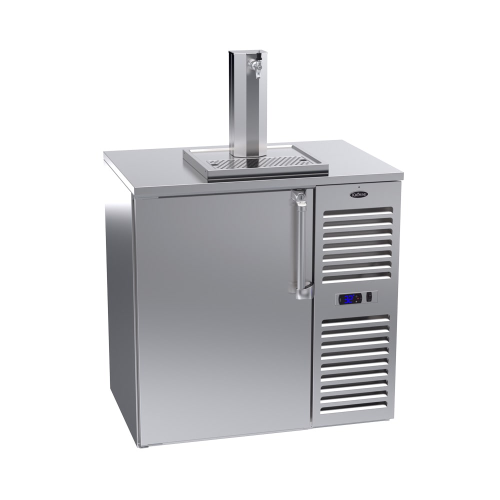 381-DB36RSSS 36" Kegerator Beer Dispenser w/ 1 Keg Capacity - 1 Column, Stainless, 115v