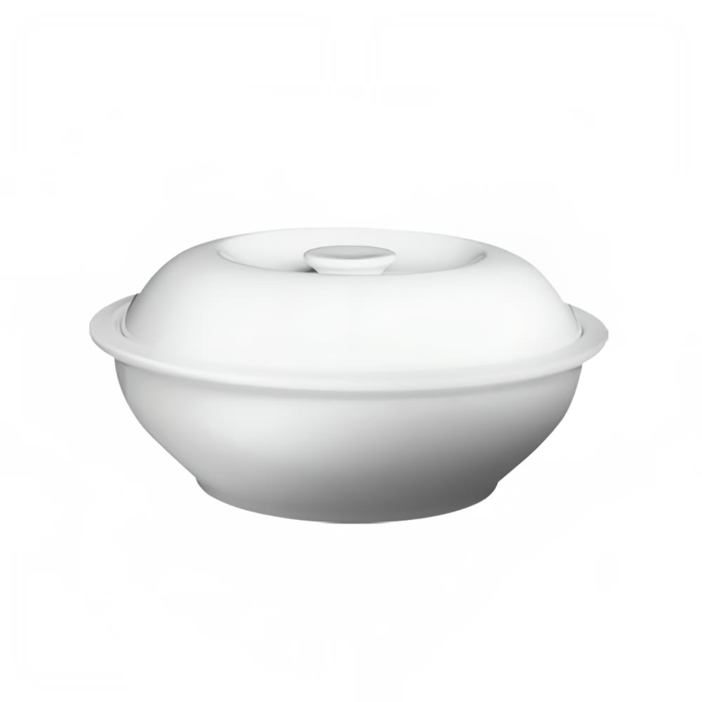 057-210294 48 oz Imperial Casserole Dish - Ceramic, White