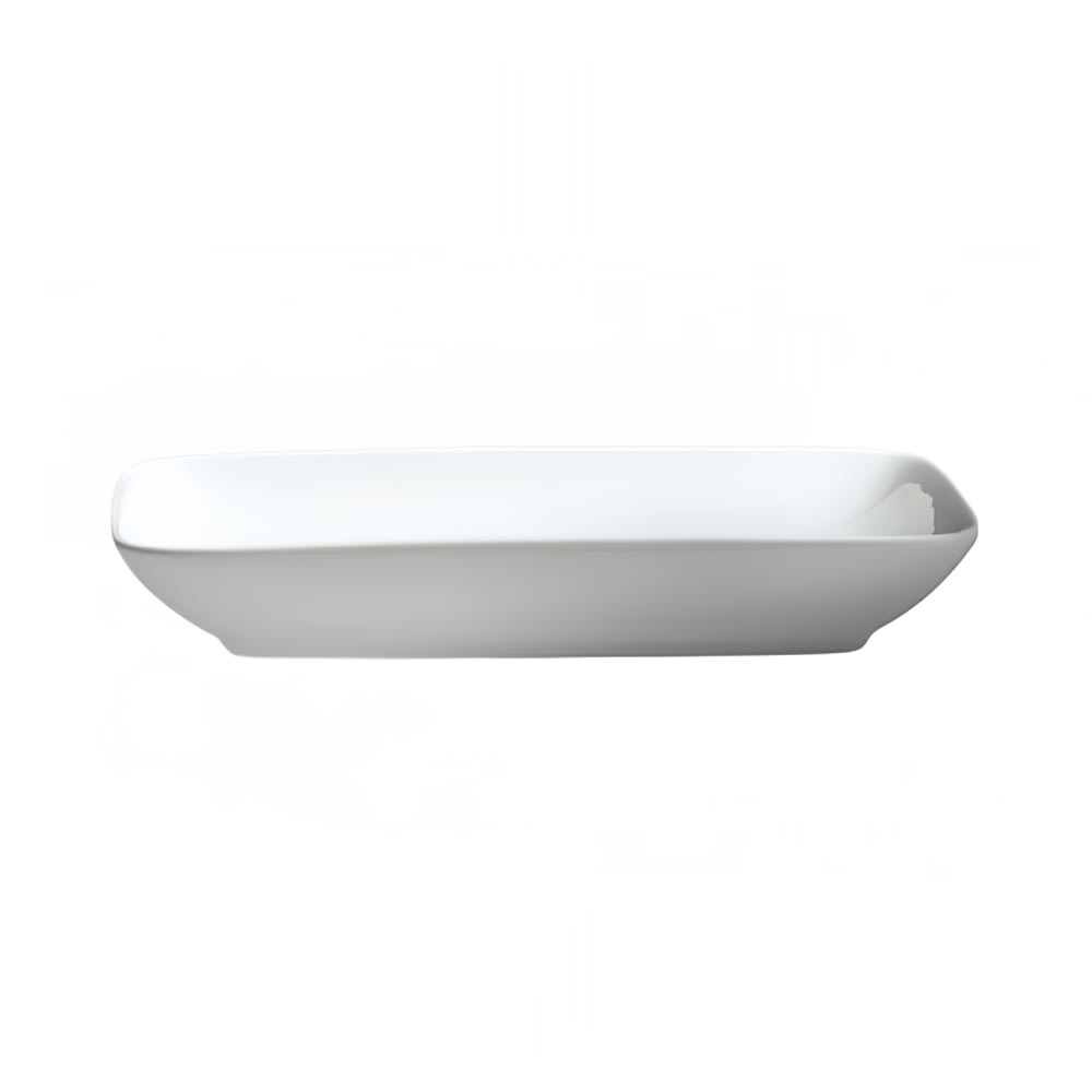 057-711123 Rectangular Plate - 12" x 7 3/4", Ceramic, White