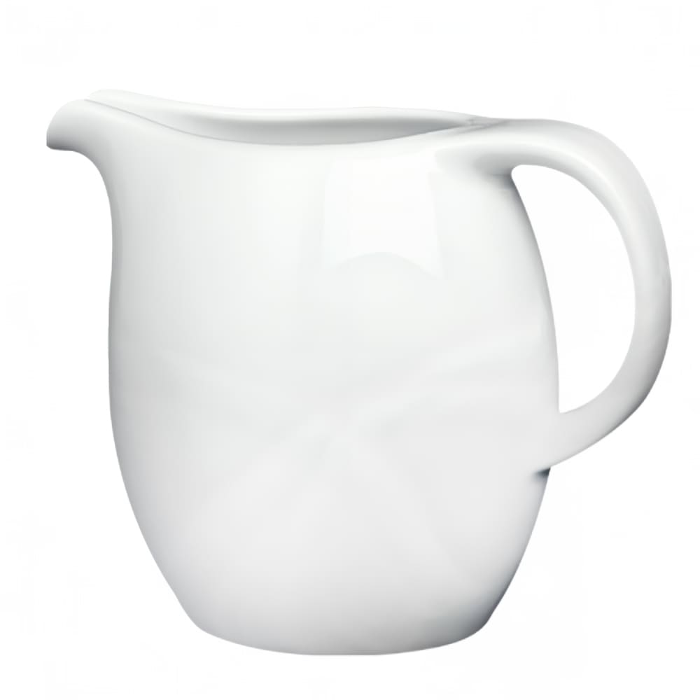 057-6104604 4 oz Dynasty Creamer w/ Handle - Ceramic, White