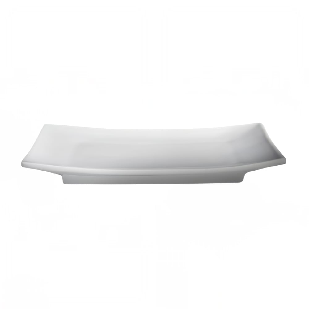 057-710103 10-1/2" x 7-1/4" Rectangular Platter - Ceramic, White