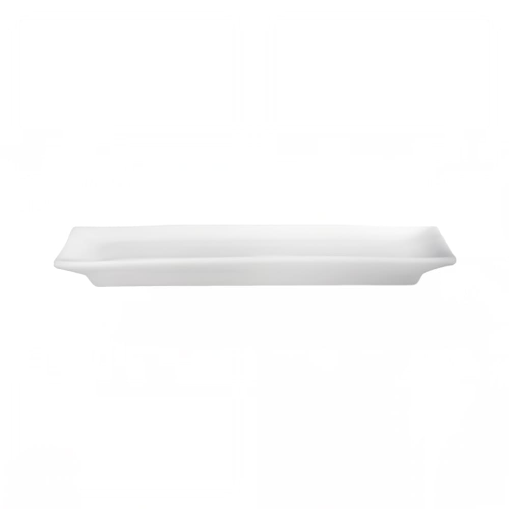 057-710123N 12" x 5" Rectangular Platter - Ceramic, White