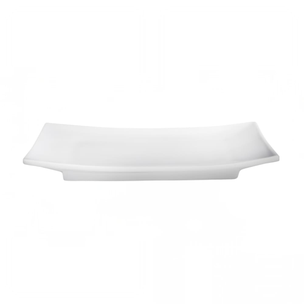 057-710133 12-3/4" x 9" Rectangular Platter - Ceramic, White