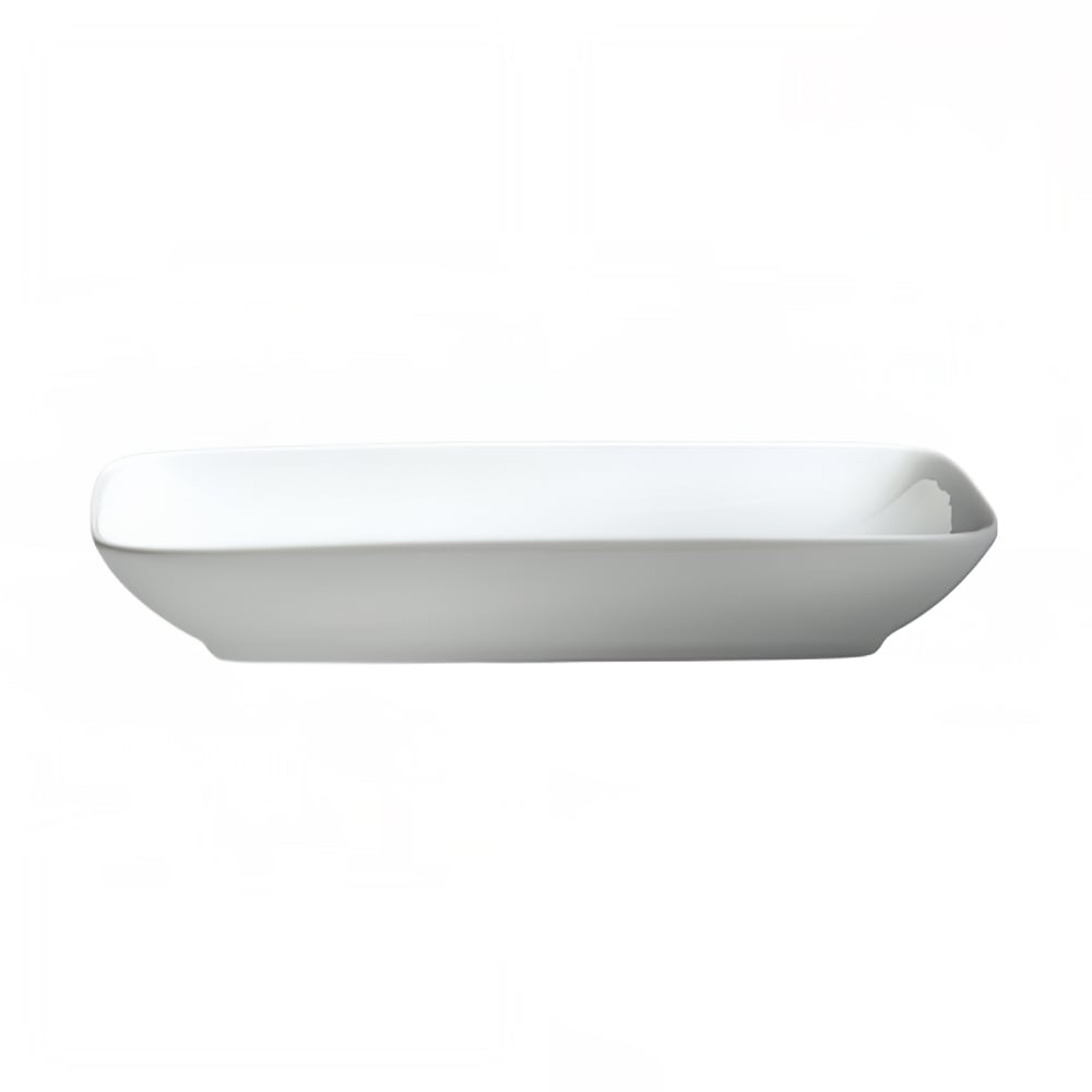 057-711103 Rectangular Plate - 10" x 6 1/4", Ceramic, White
