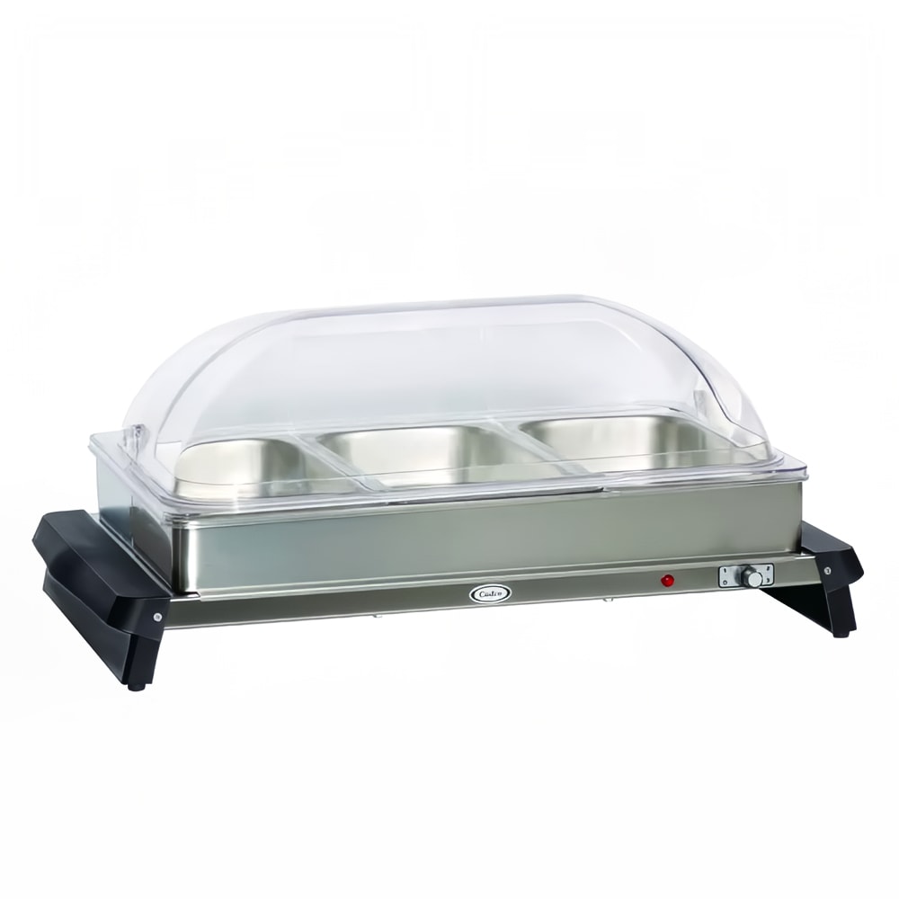 516-WTBS3RT Countertop Buffet Warmer w/ (3) Pan Capacity - Stainless Steel, 120v