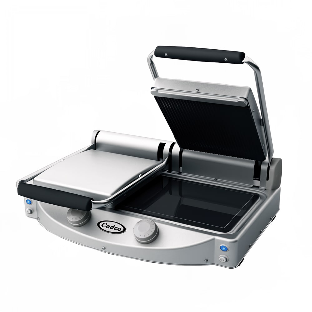 516-CPG20 Double Commercial Panini Press w/ Ceramic Grooved & Smooth Plates, 208-240v/1ph