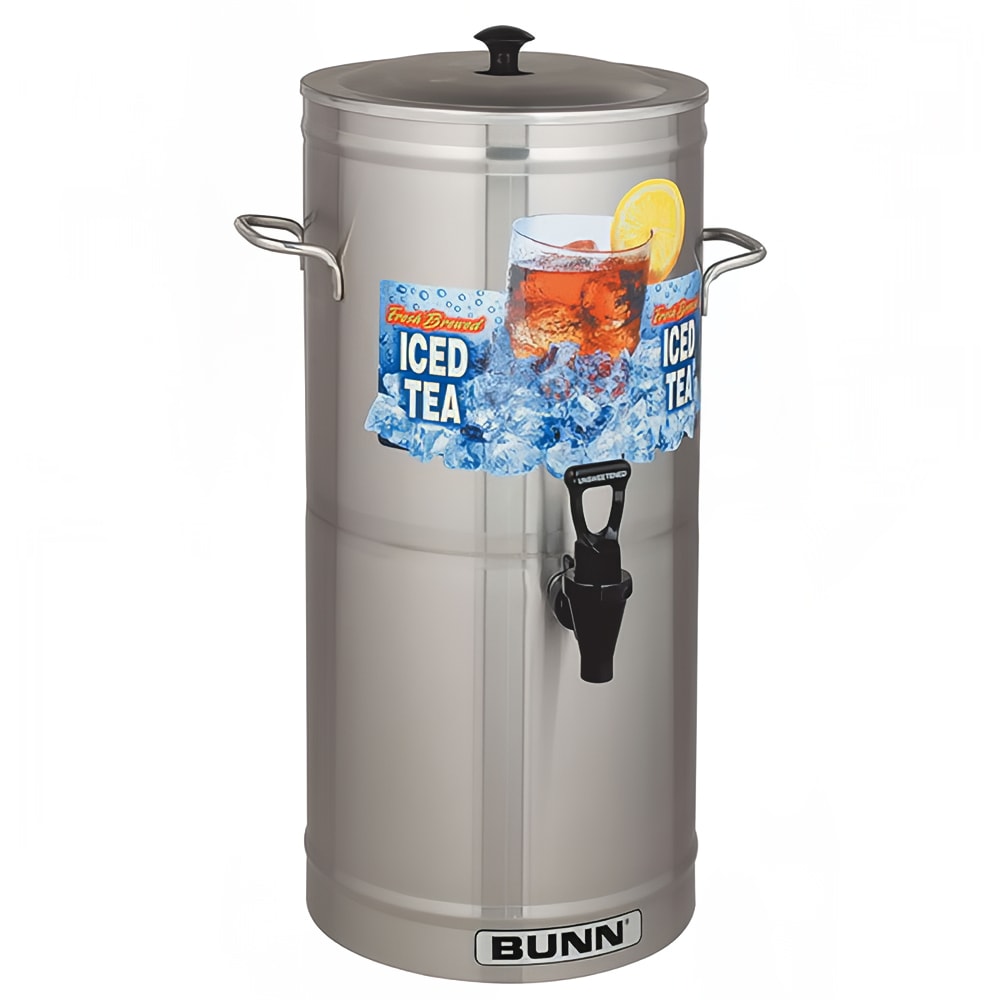 021-330000008 3 1/2 gal Round Iced Tea Coffee Dispenser w/ Handles