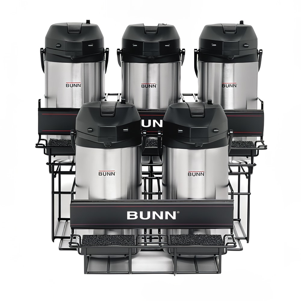Bunn UNIV-4 APR Universal Airpot Rack, For 5 Airpots, Holds 3 