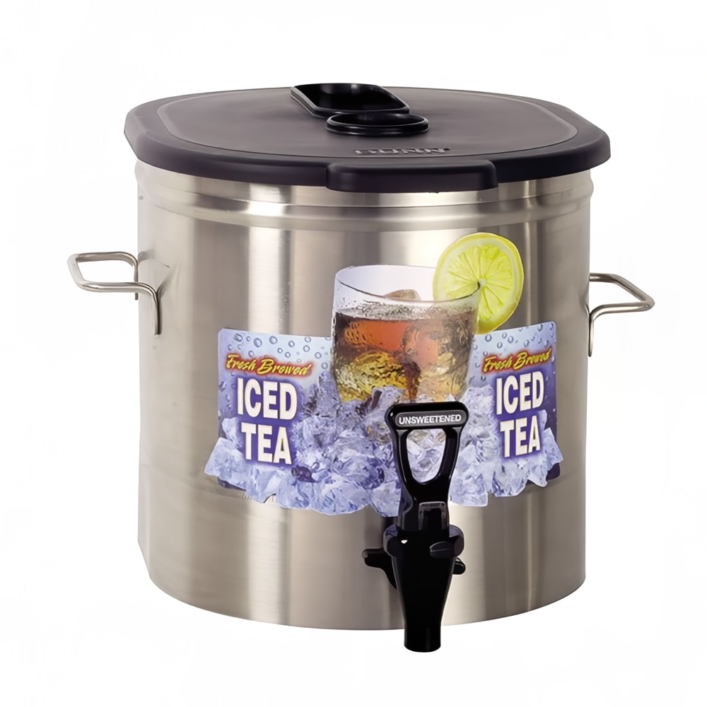 021-371000000 3 1/2 gal Oval Iced Tea Dispenser w/ Handles
