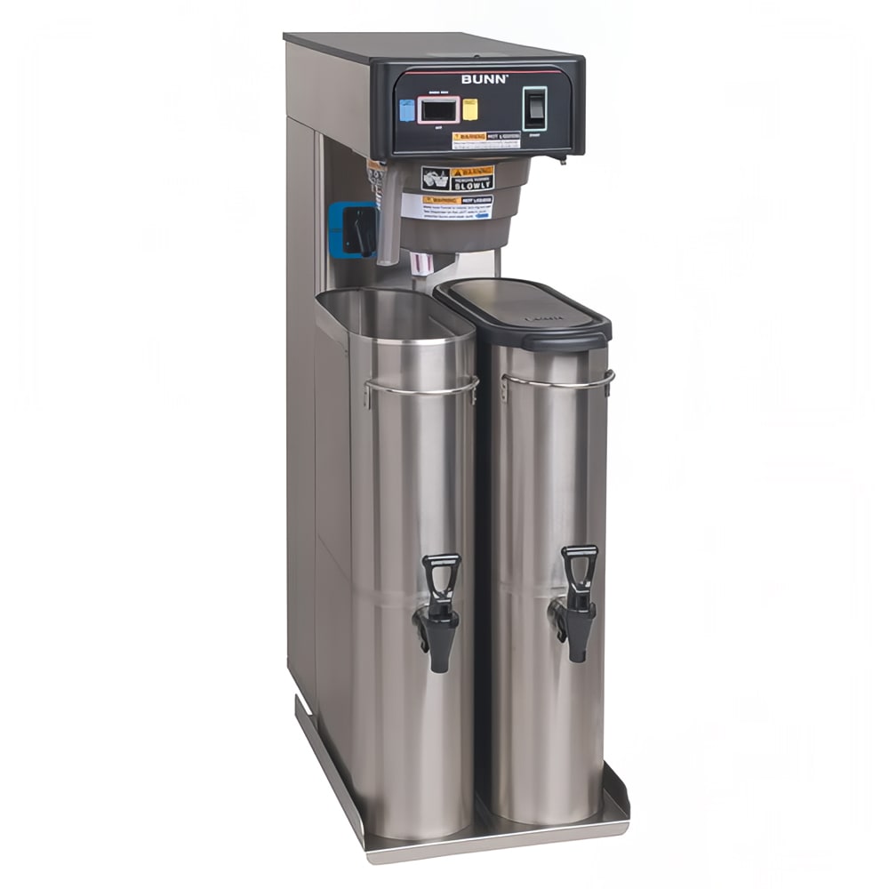 Bunn TB6 6 Gallon Automatic Twin Iced Tea Brewer, Rotating Brew Baskets, 120 V (36700.0300)