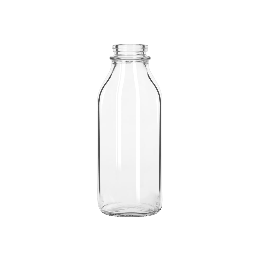 634-92129 33 1/2 oz Milk Bottle - Nostalgic, Clear