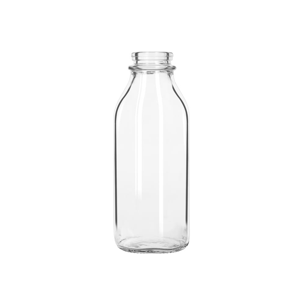 634-92129 33 1/2 oz Milk Bottle - Nostalgic, Clear