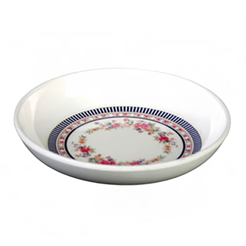 438-1004AR 4 1/2" Round Melamine Plate, Rose