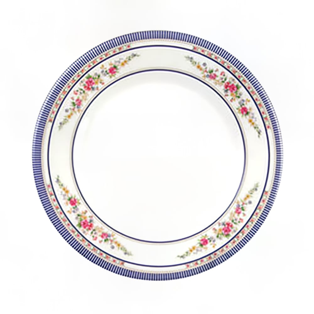 438-1014AR 14 3/8" Round Melamine Plate, Rose